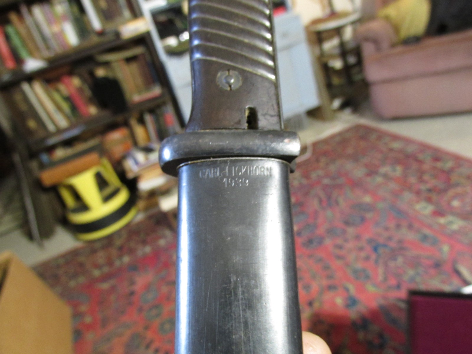 COSMOLINED W.K.C. WWII German Bayonet K98 IN 1939 CARL EICKHORN SCABBARD