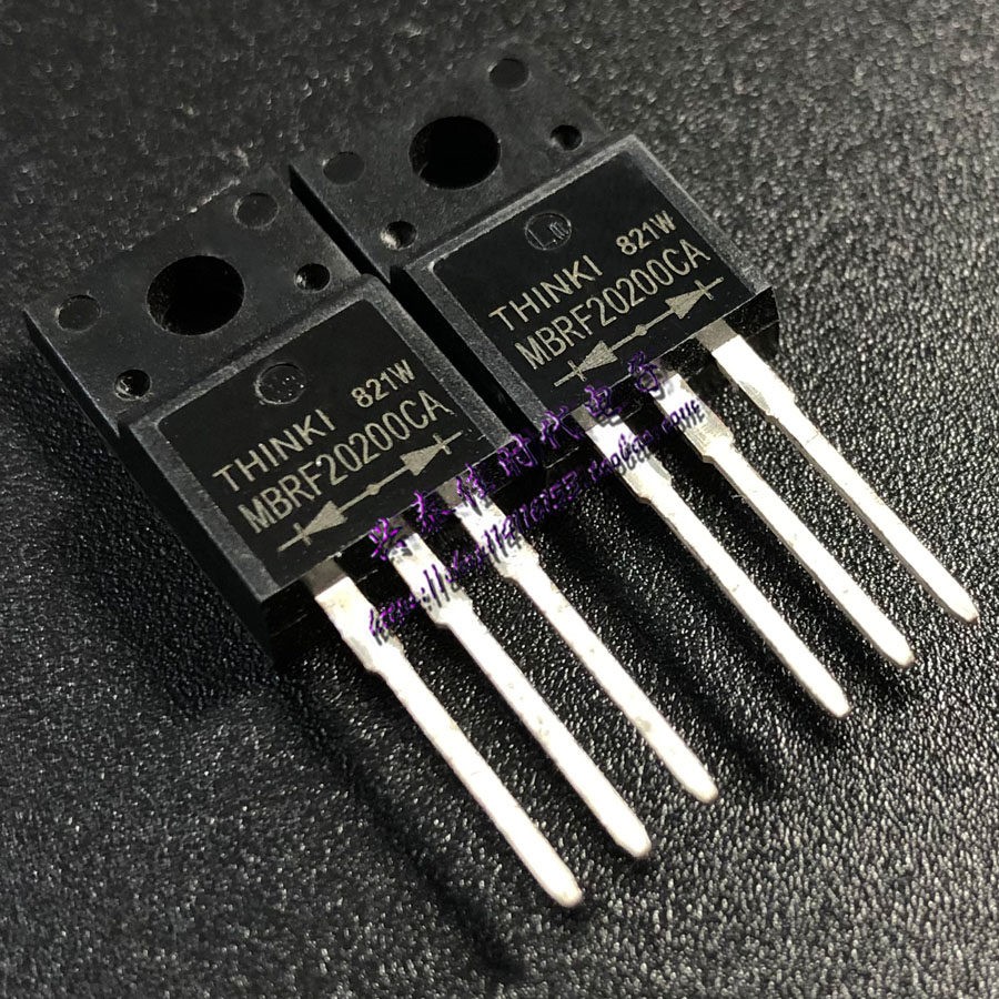 10PCS MBRF20200CA TO-220F Schottky Diode