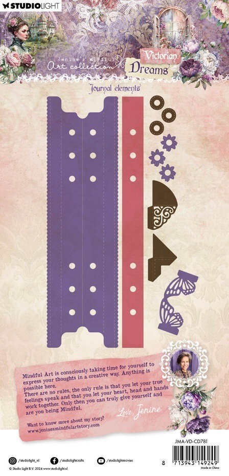 Studio Light Victorian Dreams JMA-VD-CD781 Cutting Die - Journal Elements