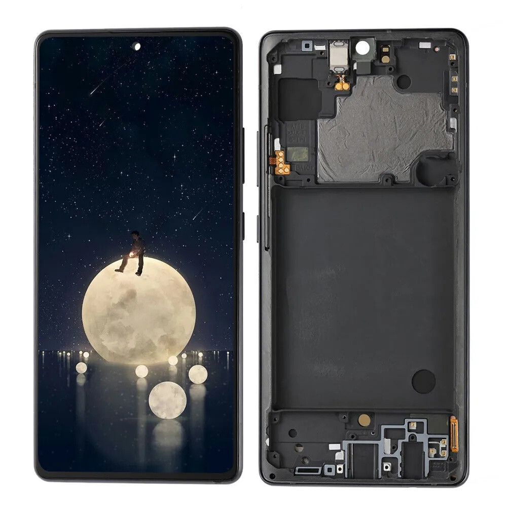 For Samsung Galaxy A71 5G A716U OLED LCD Display Touch Screen Replacement Frame