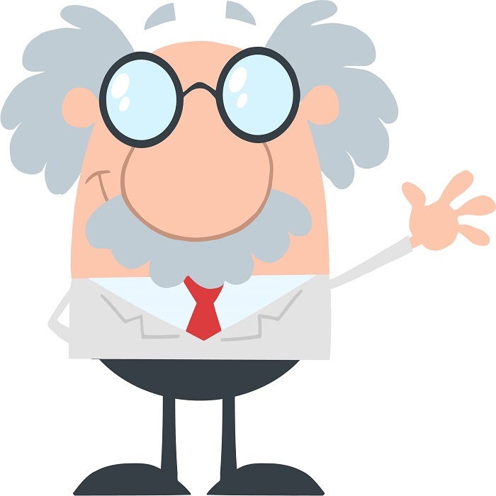 30 Custom Crazy Scientist Personalized Address Labels