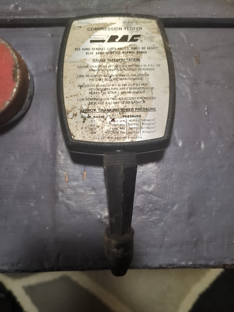 Two Vintage Compression Testers Sonco And RAE