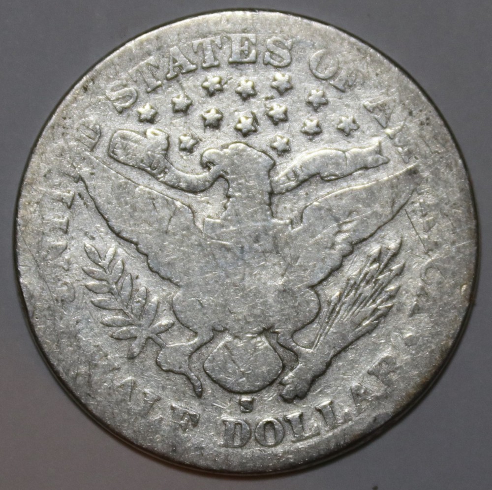 1905-S Barber Half Dollar - Good - #9266DAC