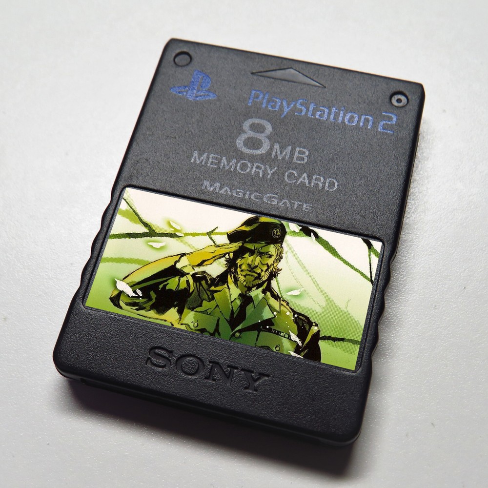 Metal Gear Solid Collection - Custom PlayStation Memory Card Stickers