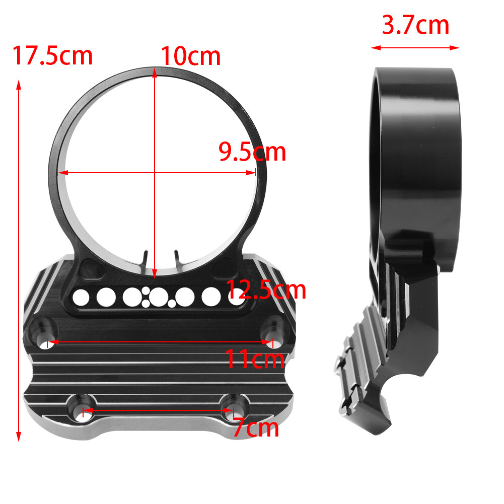 Side Speedometer Bracket Relocation Indicator Clamp For Harley Sportster XL1200