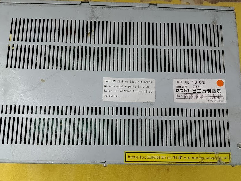 HITACHI CQ1710 CPU CONTROLLER Tested Working