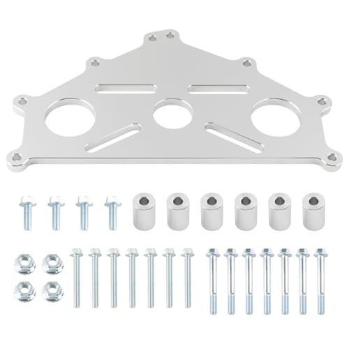 Engine Safe Stand Adapter Plate Compatible with Chevy LS LT Engines LS1