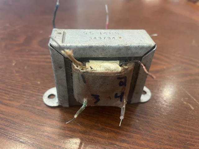 Zenith Tube Amplifier Output Transformer 95-1489 – PP or SE, 10k : 4Ω Speaker