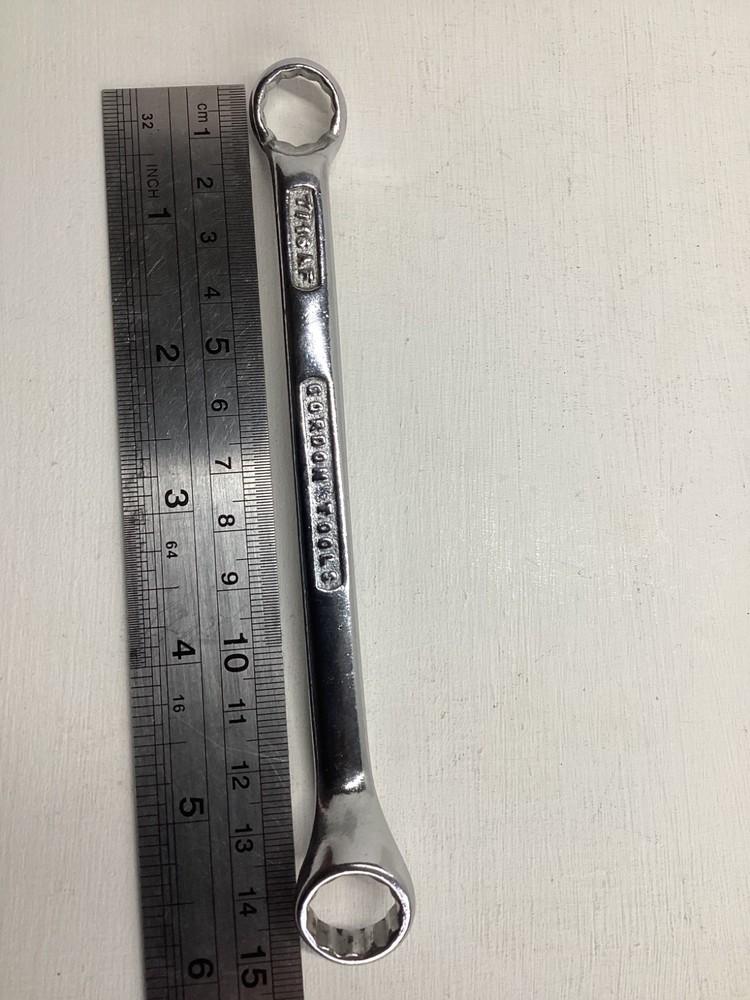 Gordon Double End Offset Ring Spanner – 1/2” AF & 7/16" AF –,Chrome Vanadium  DH