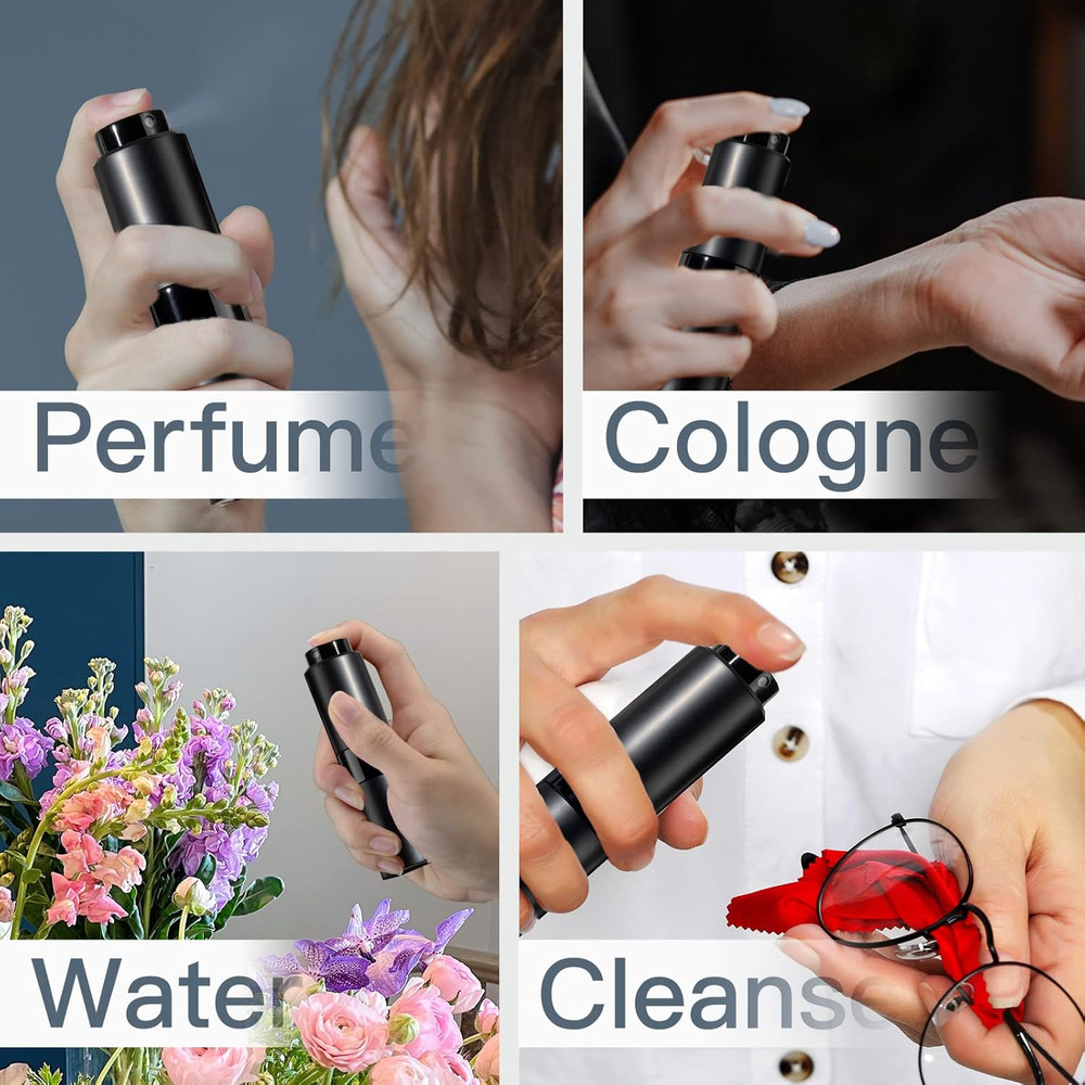 Perfume Travel Refillable Atomizer Bottle: Cologne Spray Mini for Refill - Empty