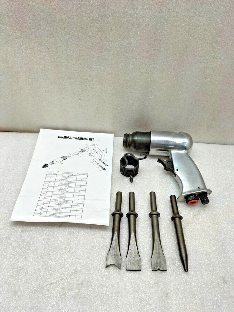 7 PC SHORT BARREL AIR HAMMER KIT