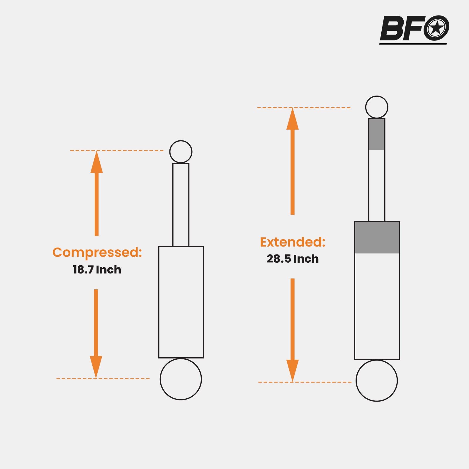BFO 3.5" Suspension Lift Kit w/ Control Arms For Toyota Tacoma 2005-2023