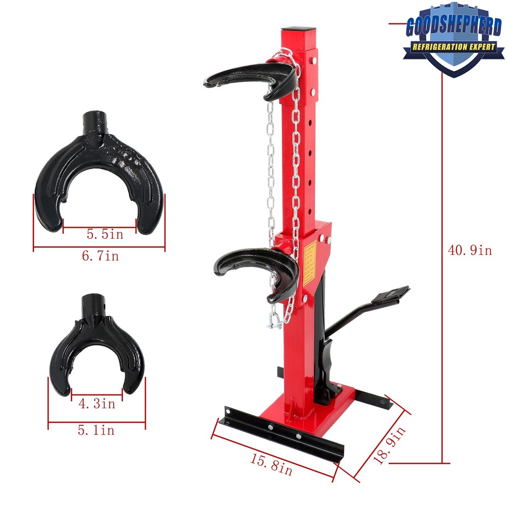 Red 4.5T Coil Spring Compressor Auto Strut Hydraulic Compressor Removing Tool