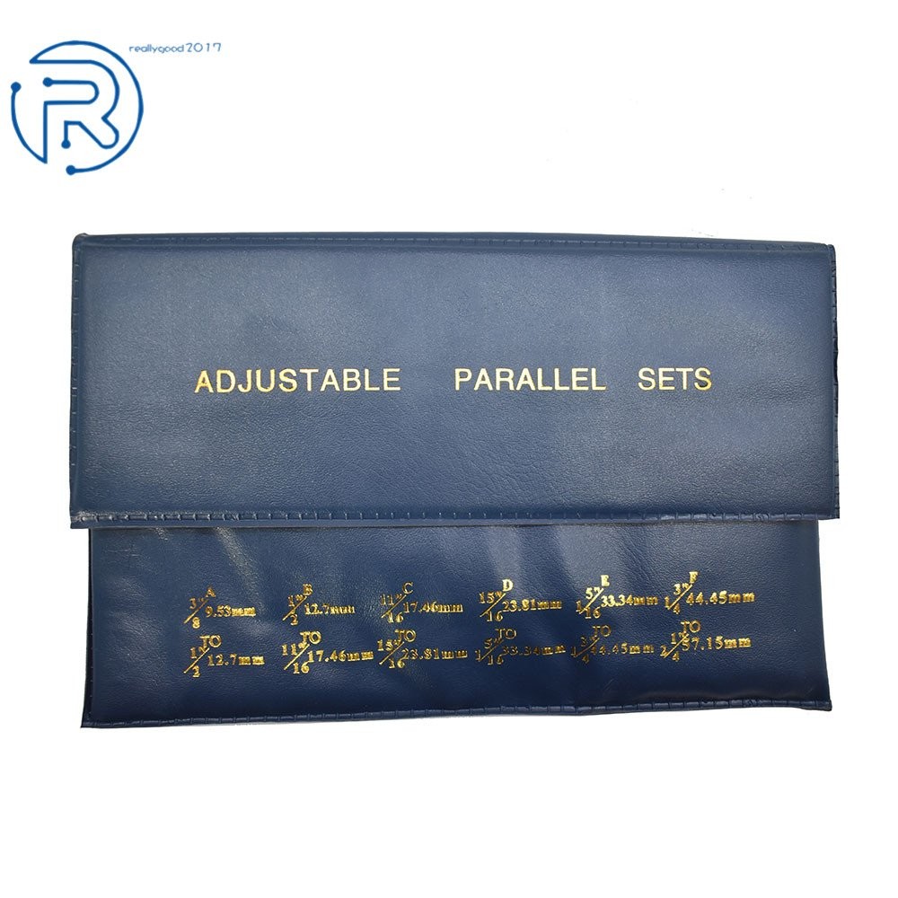 6 Pcs ADJUSTABLE PARALLEL SET 3/8" - 2-1/4" For Layout Inspection