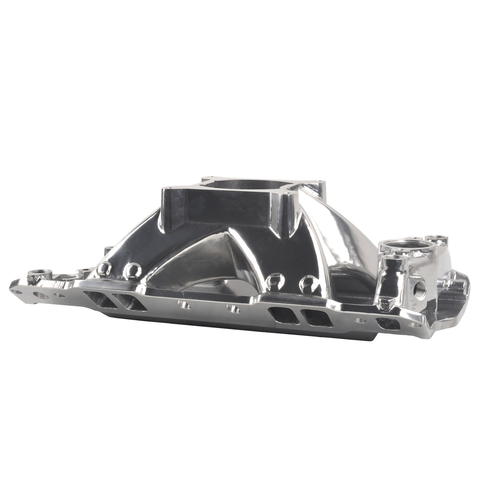 For 1957-95 Small Block Chevy SBC 350 400 Polished Single Plane Intake Manifold