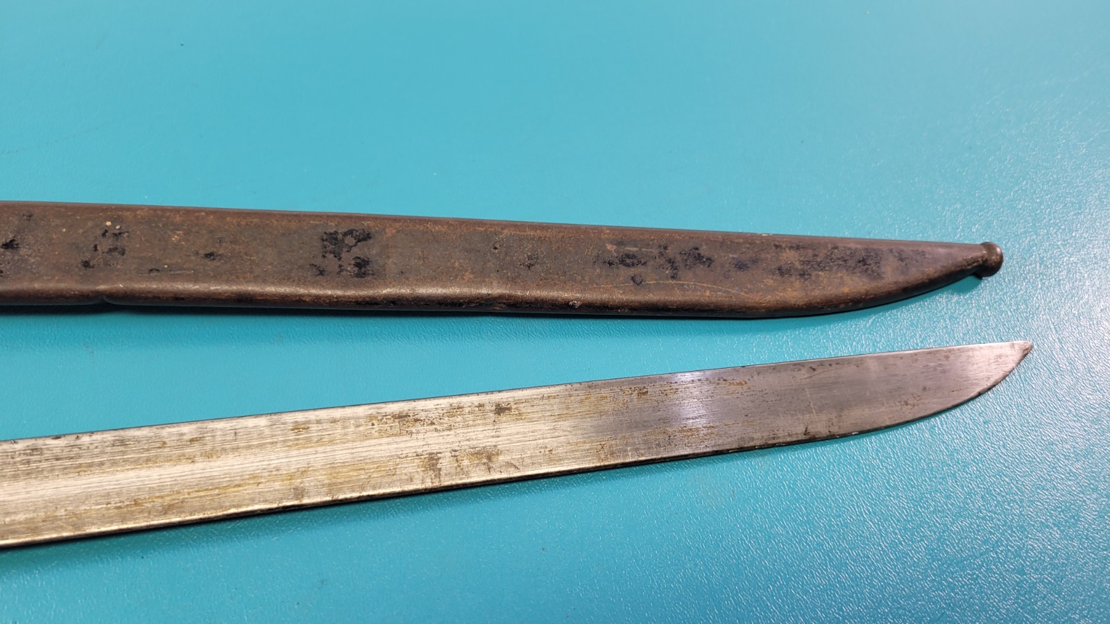 WWII Japanese Type 30 Rifle Bayonet Matsushita Kinzoku Arsenal + Scabbard TR1222