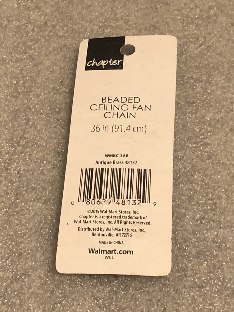 Chapter 3' Antique Brass Finish Beaded Chain