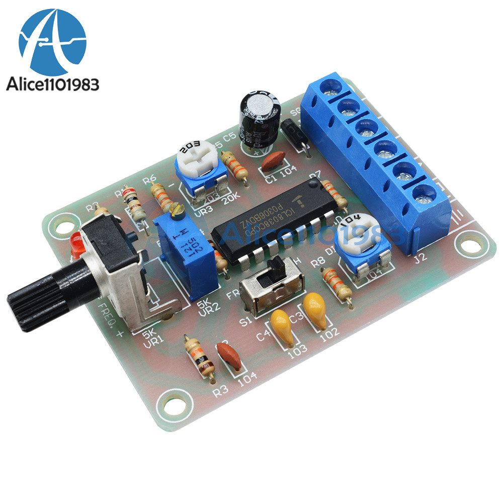 ICL8038 Monolithic Function Signal Generator Module Sine Square Triangle Welded