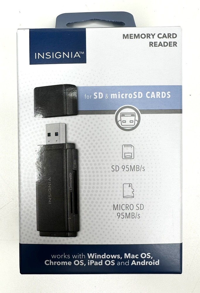 Insignia USB 3.0 SD and microSD Memory Card Reader