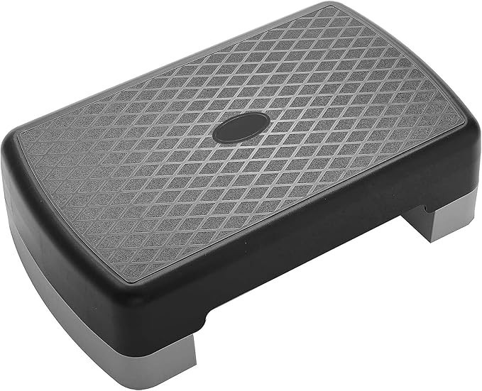 Fitvids Aerobic Step Platform Trainer with Adjustable 2-Level Risers, 400 Pound