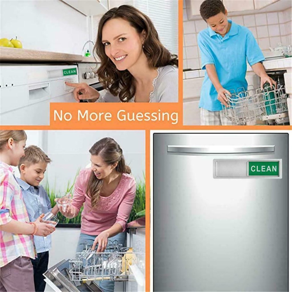 Clean Dirty Magnet for Dishwasher Convenient Design Changing Indicator Wedding