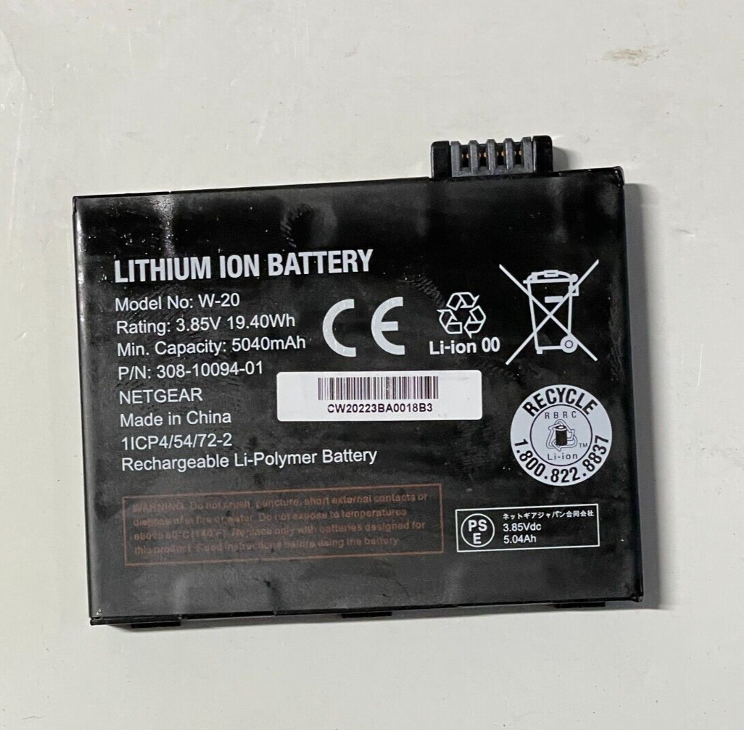 New OEM Original NETGEAR W-20 NightHawk 5G M5 MR5000 MR5100 MR5200 WiFi6 Battery