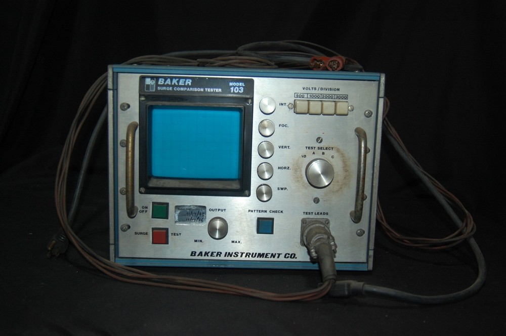 Baker Instruments Model 103 Surge Comparison Tester | Vintage | Untested | Parts