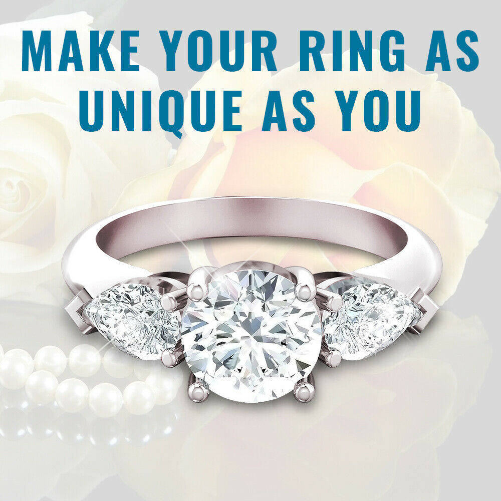 0.35 Ct Round Diamond Full Eternity Wedding Band Ring 14K Two Tone Gold Finish