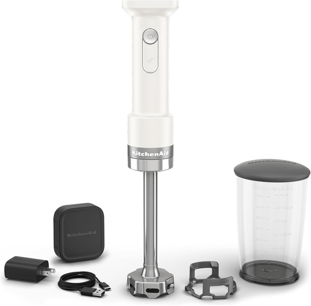 Cordless hand blender powerful and practical for kitchen use no cords