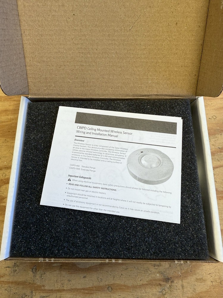 Eaton CWPD-1500 Wireless Room Sensor BRAND NEW