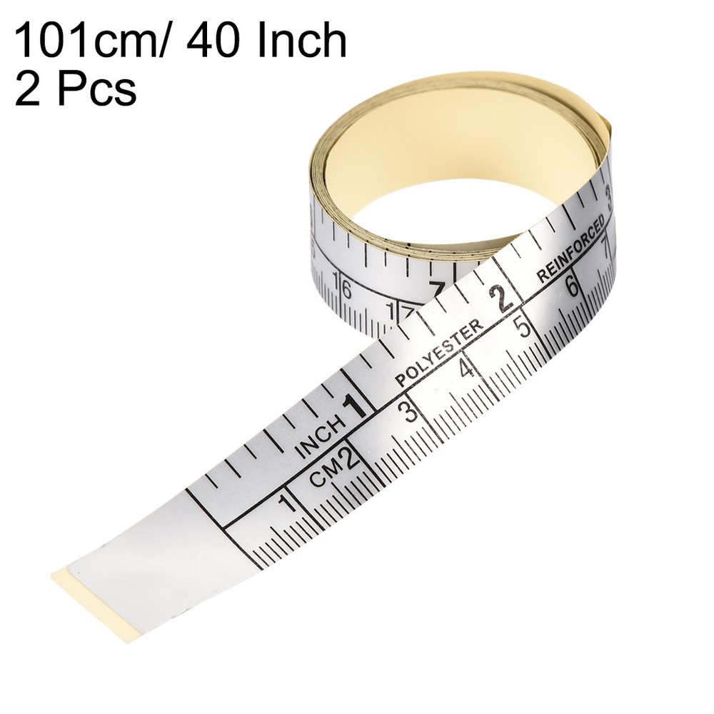Supported Tape Sticker Measure 101cm 40" Measuring Tool 2pcs