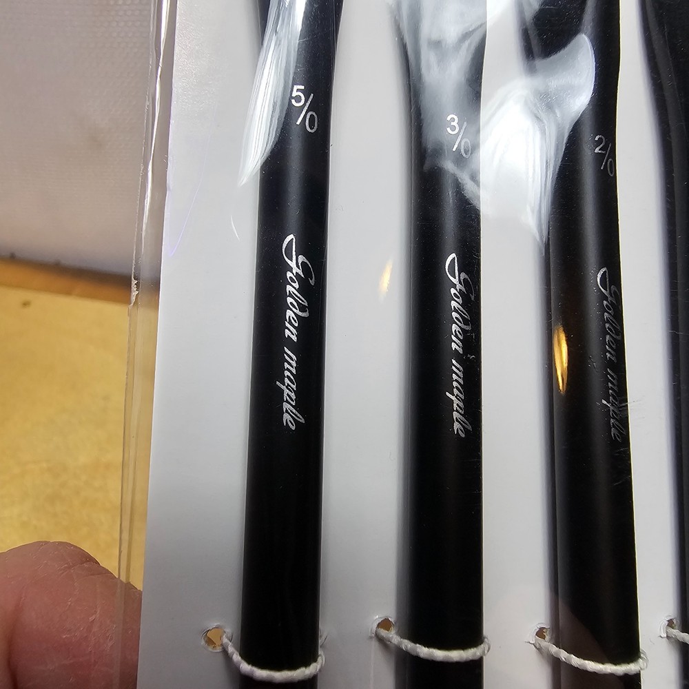 Golden Maple 10pc Detailing Brushes