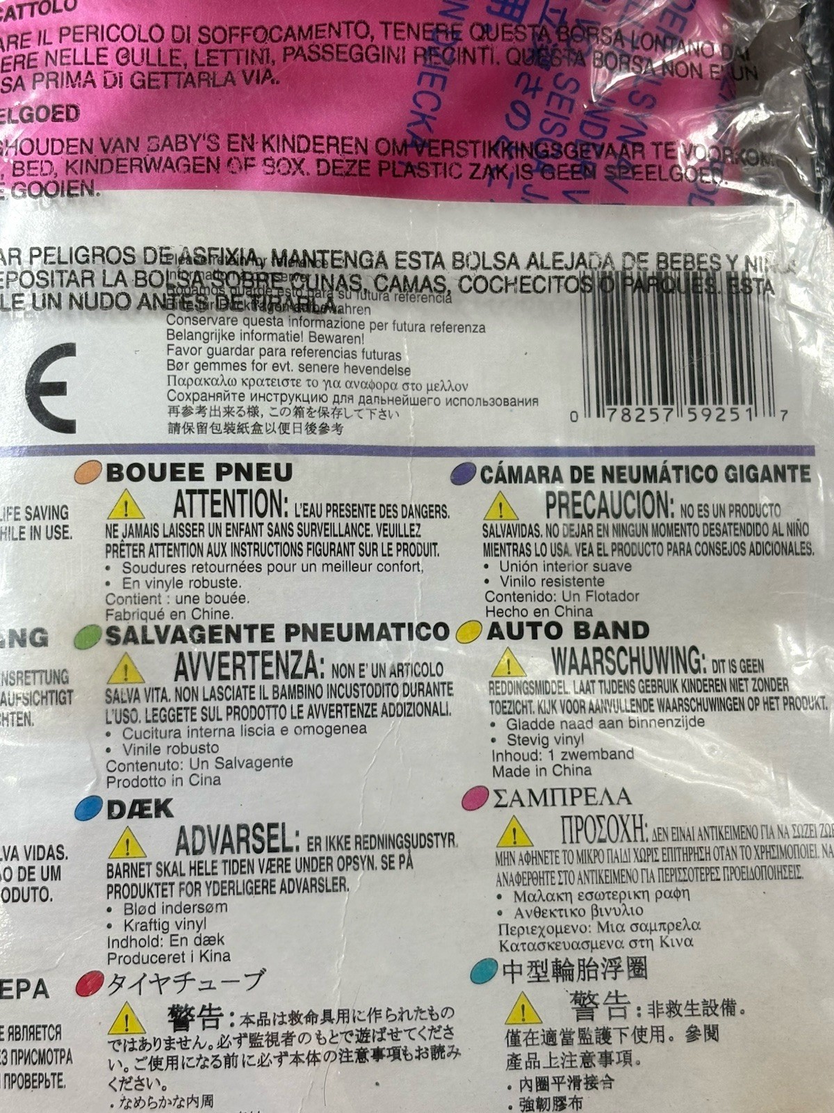 NEW Sealed Vintage Intex The Wet Set Ring Pool Float 2002 36 inches