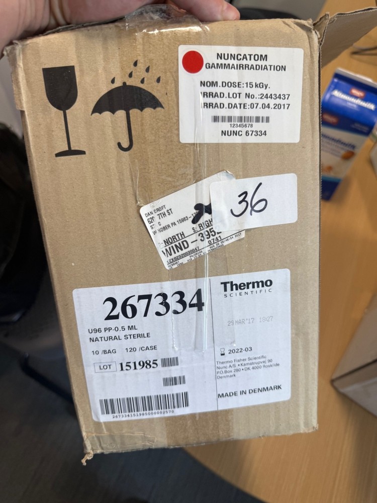 Nunc™ 96-Well Polypropylene Sample Processing & Storage Microplates Ref 267334