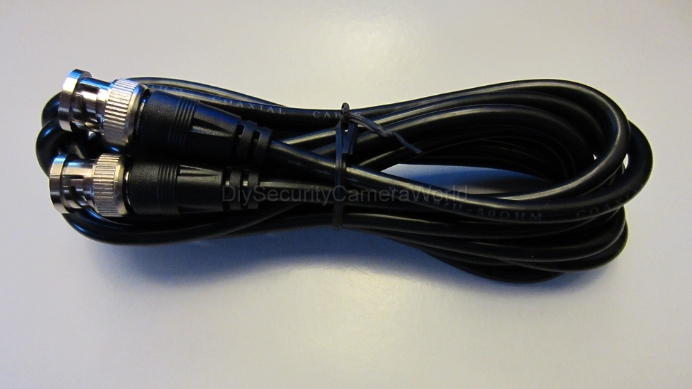 Bnc Male to Bnc Male Patch Cable Video CCTV Camera 6FT Solid Copper Core