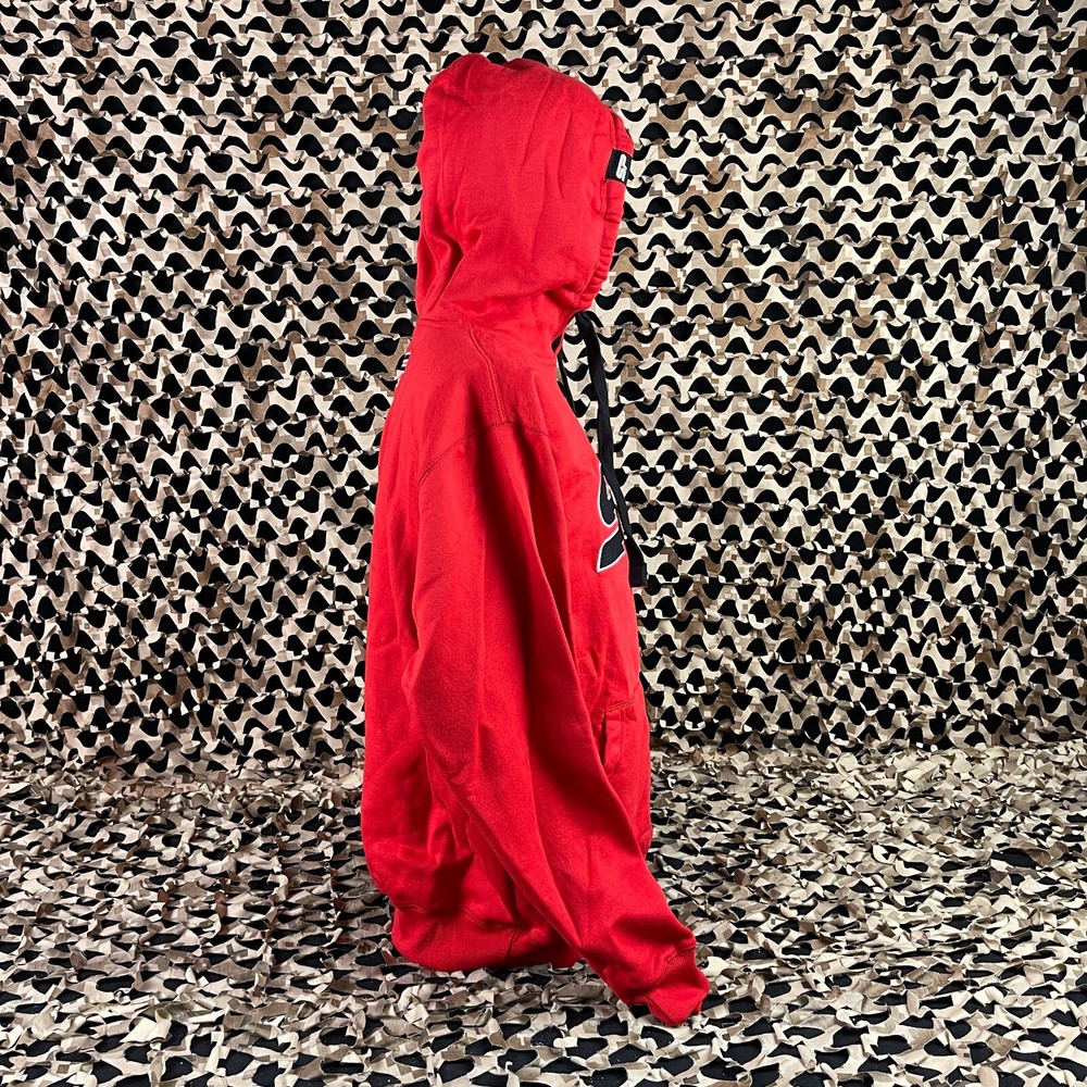 NEW SP Logo Pull Over Hooded Sweatshirt - Red - Medium