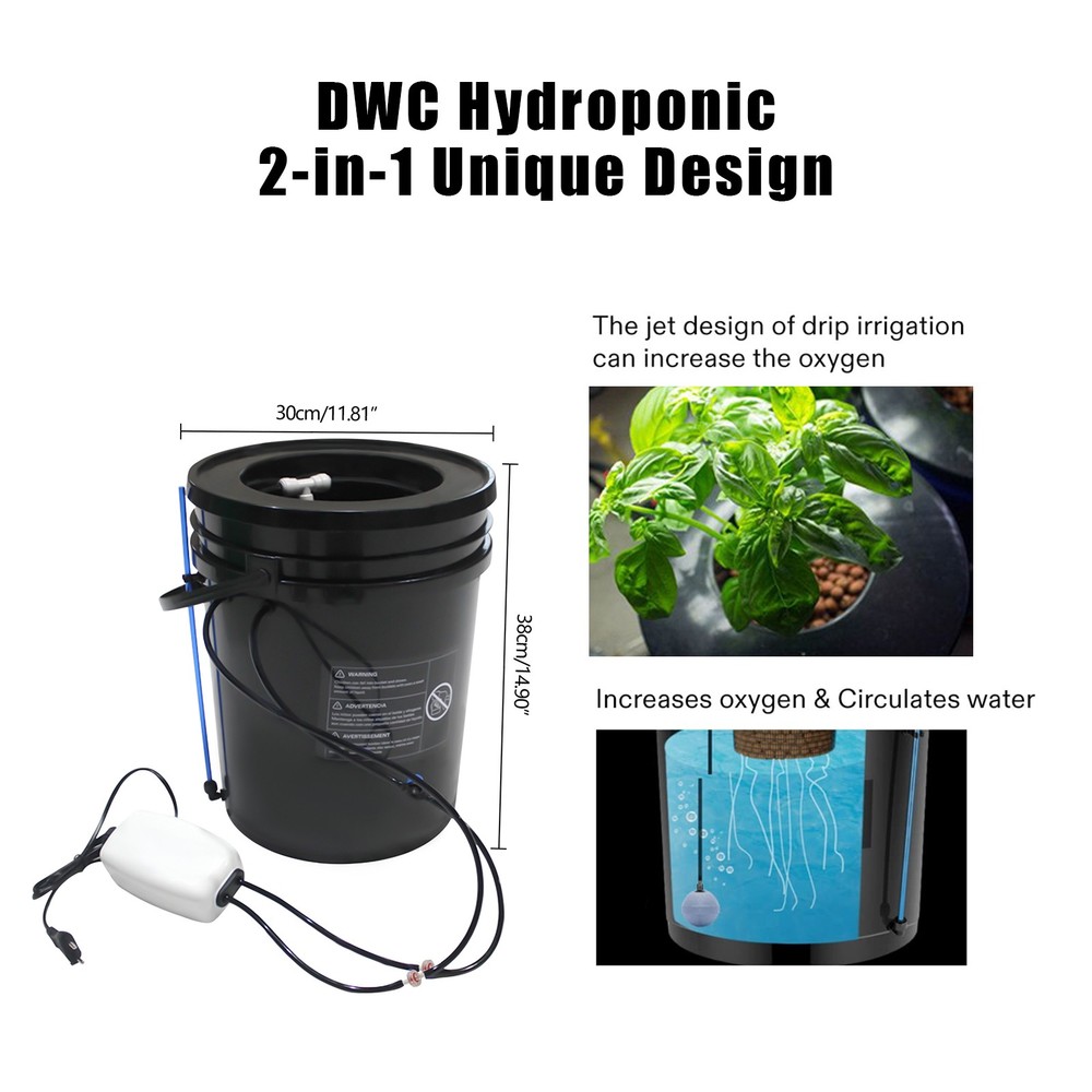 5 Gallon 1 Buckets Hydroponic Bucket Hydroponic Machine Drip Irrigation System