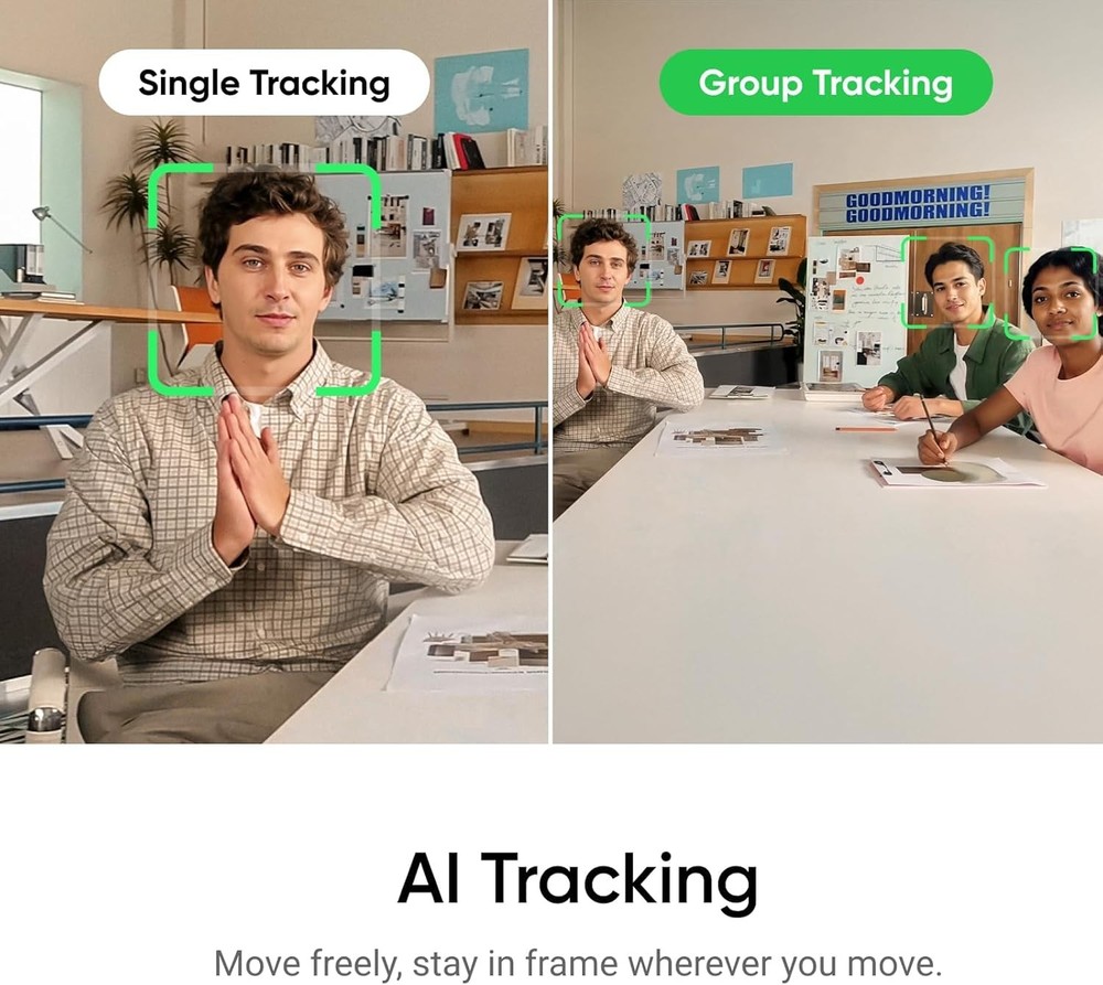 Insta360 Link 2 - 4K AI PTZ Webcam for Streaming, Gaming & Conferencing