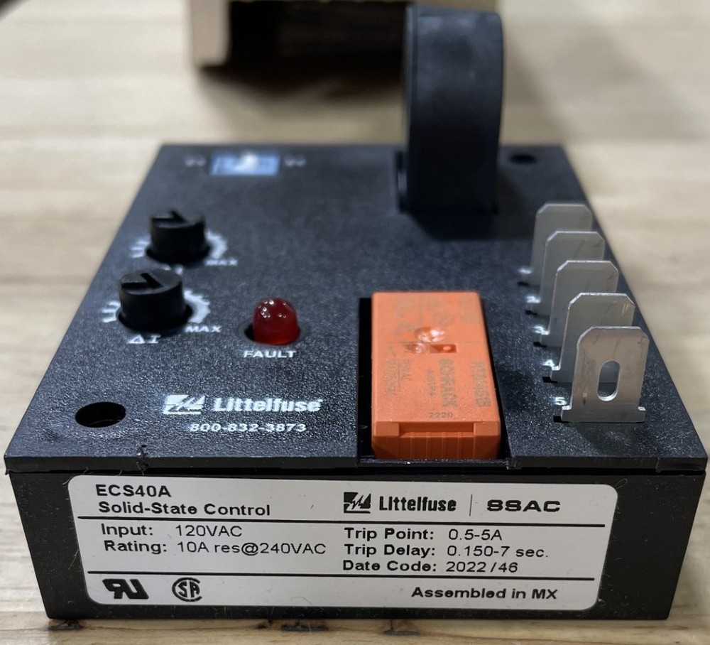 SSAC Littelfuse ECS40A Current Sensor, 120 V, Double Throw, Single Pole