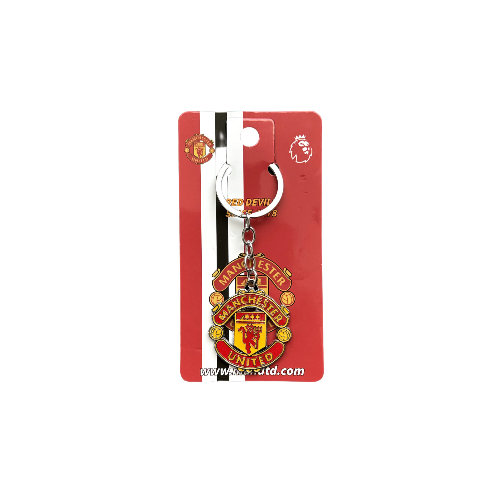 Manchester United Man Utd Crest Enamel Key Ring Football Soccer Gift