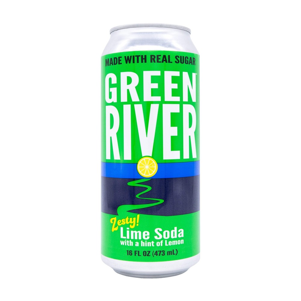 Green River Lime Soda Refreshing Taste - 16 FL OZ