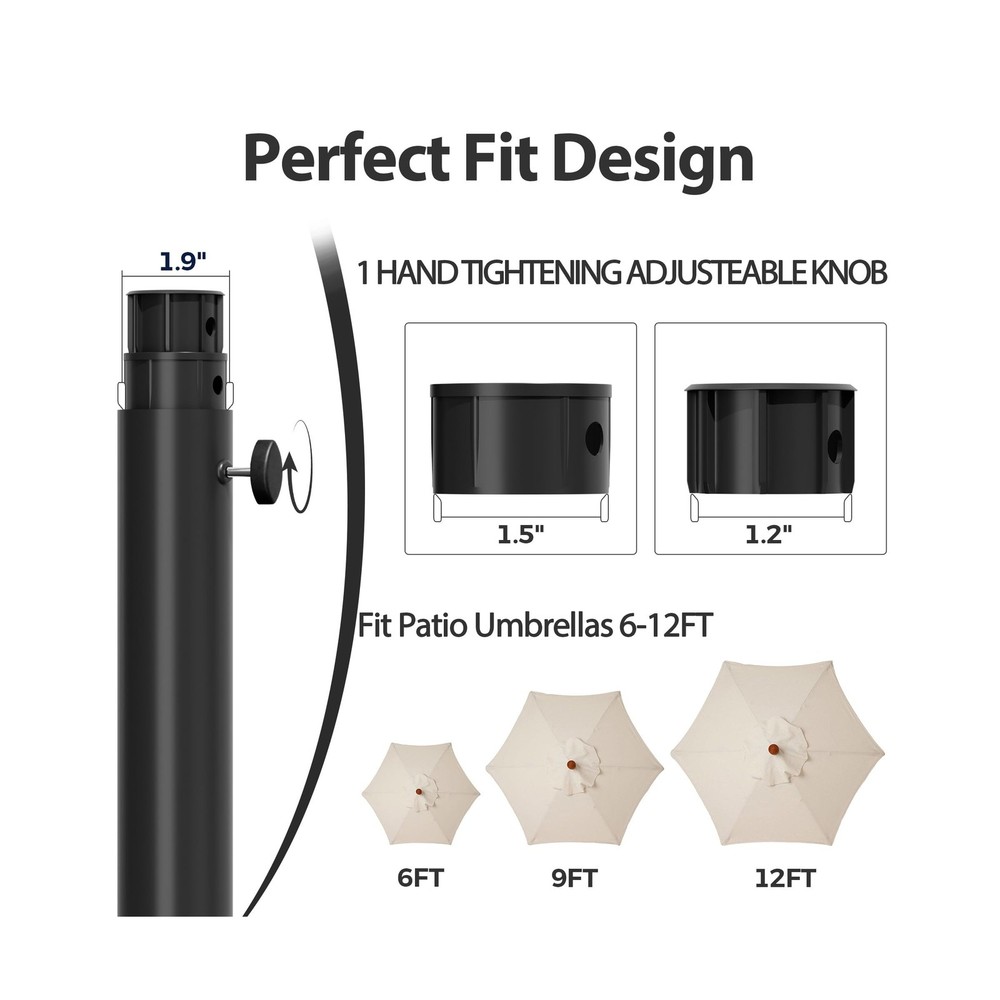 Outdoor Umbrella Base Beige
