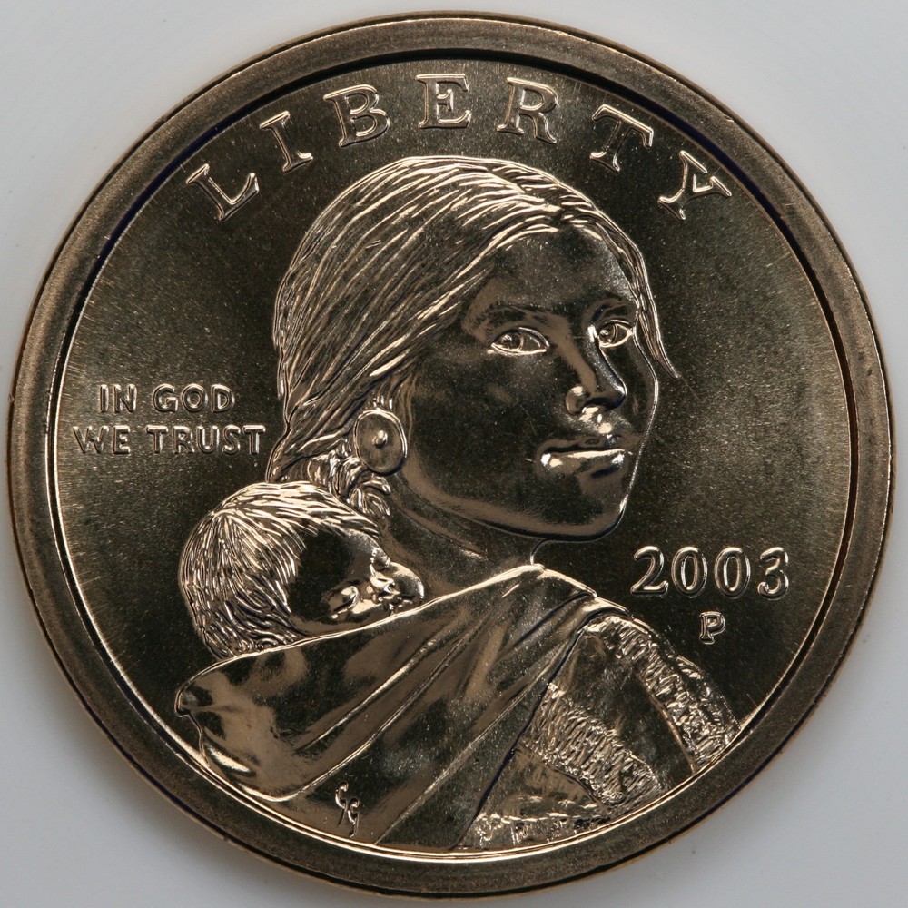 2003 P Choice BU Sacagawea Dollar DL157