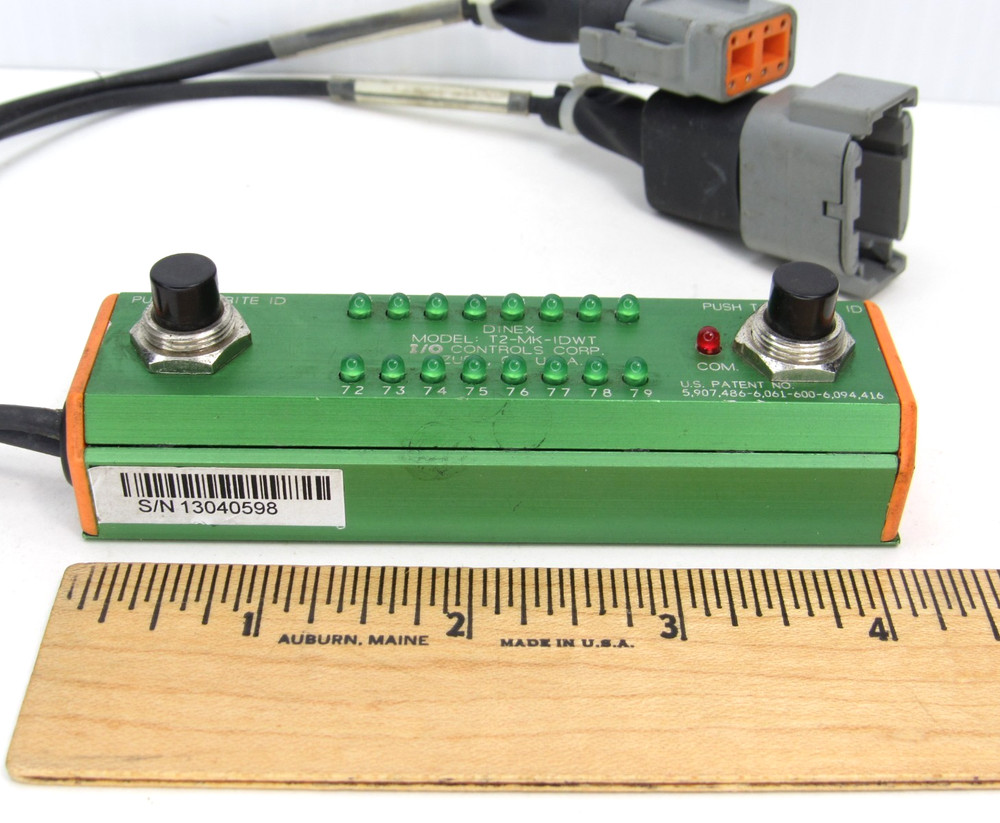 DINEX Control Module T2-MK-IDWT Input Output I/O System Green USED