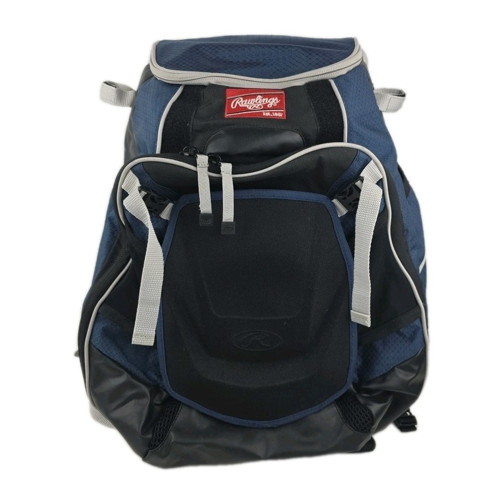 Rawlings Velo Baseball/Softball Backpack Navy Blue-Very Clean