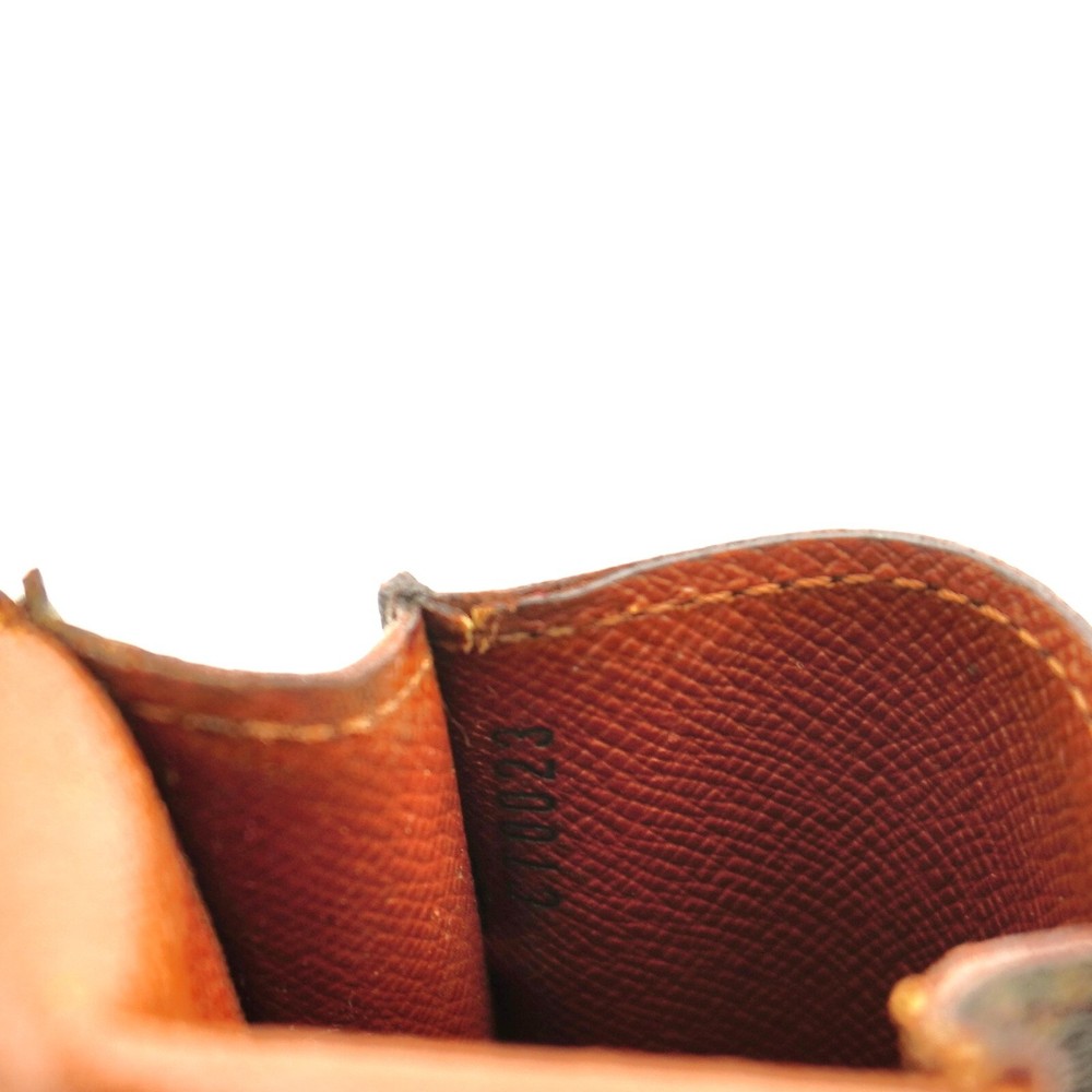 Authentic LOUIS VUITTON LV Monogram Canvas Leather Cigarette Pouch Case