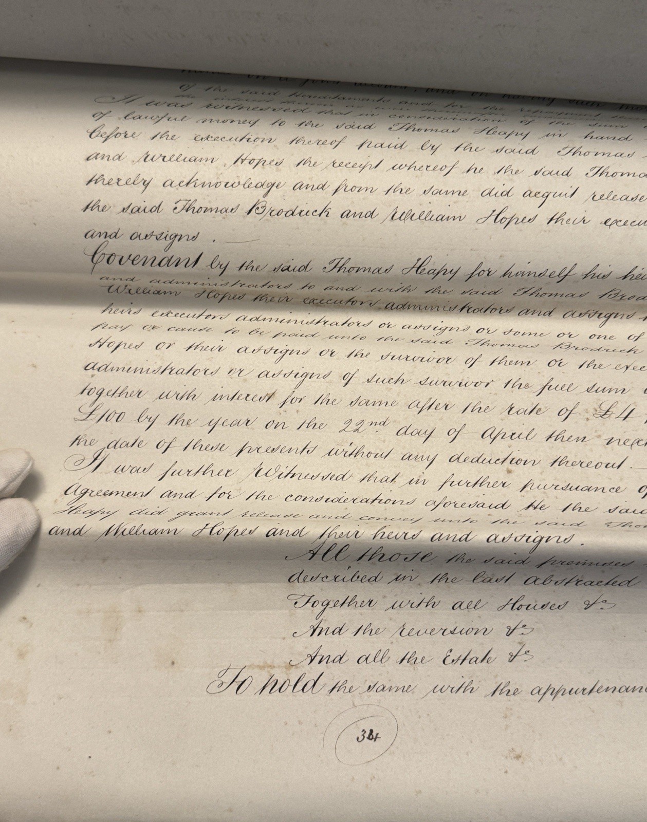 1867 Rare MASSIVE Vellum Abstract of Title Macclesfield Cheshire Manuscript 46pg