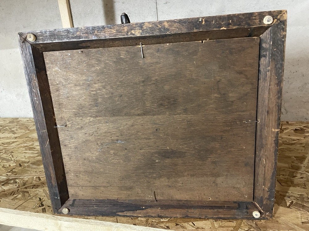 Vintage Silvertone Phonograph Record Player Oak Box AS IS