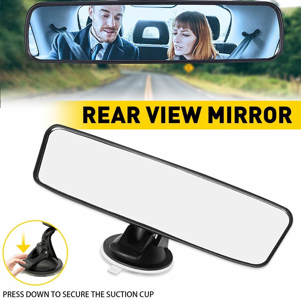 Upgrade Universal Car View Rear Suction Cup Learner Mirror Driver Interior Glass