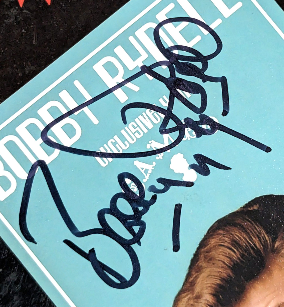 BOBBY RYDELL signed RECORD LP at the copa AUTOGRAPH coa
